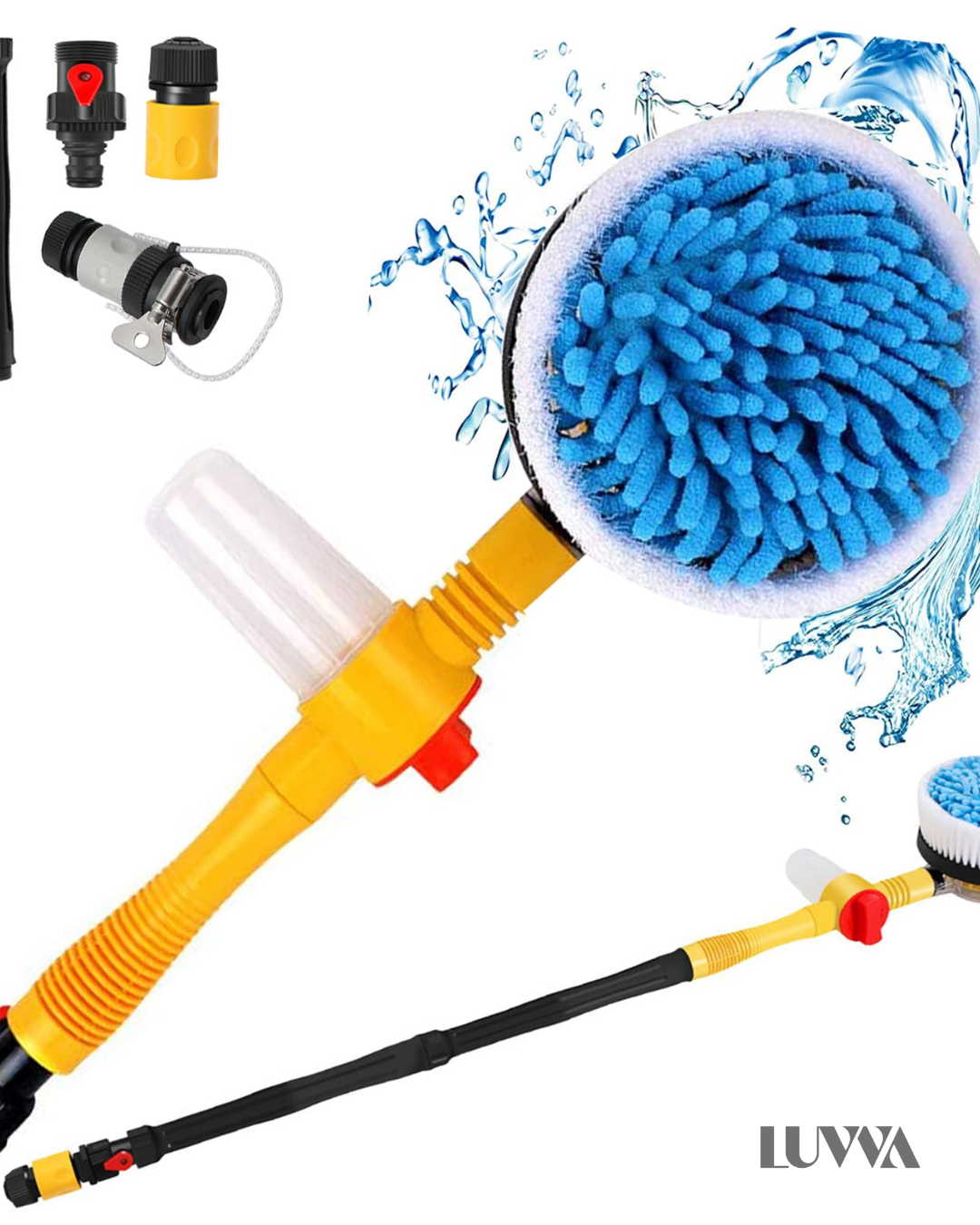 Cepillo Giratorio para Carro de Microfibra